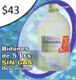 Bidón 5 Ltrs (Agua sin gas)